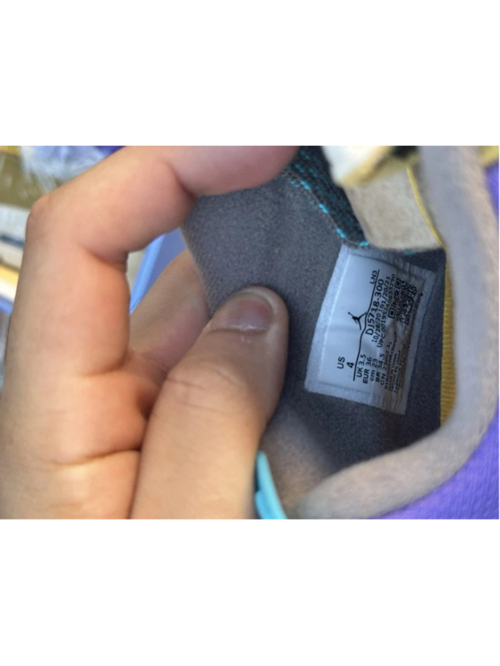 Air Jordan 4 Union Desert Moss- DJ5718300 - Picture 6 of 9